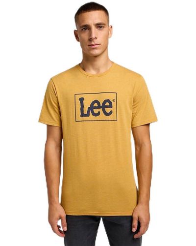 Lee Jeans XM Logo Tee T-Shirt - Gelb