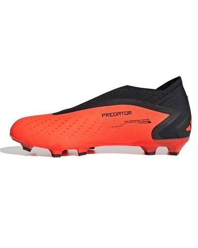 adidas Schuhe - Nocken Predator Accuracy.3 LL FG Crazyrush orangeschwarz 46 - Rot