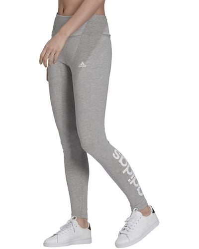 Ladies Adidas Climalite Heather Grey Leggings- Size Small – Refa's Thrift  Closet