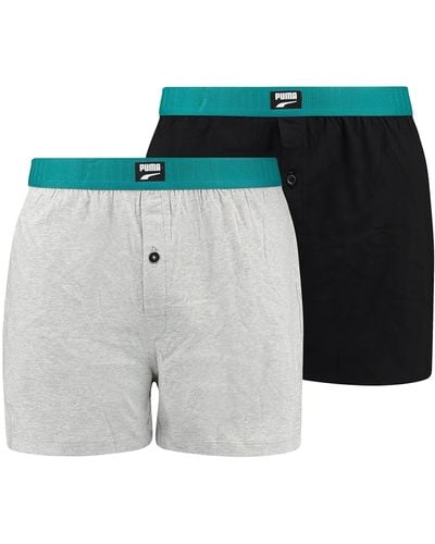PUMA Loose Fit Jersy Boxer Briefs - Green