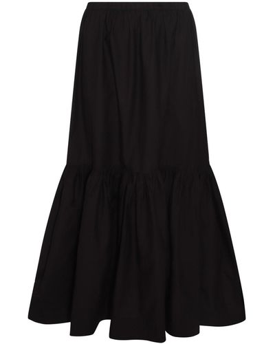 Ganni Cotton Skirt - Black