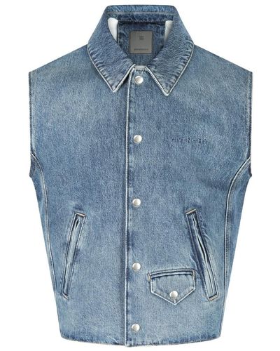 Givenchy Blue Cotton Denim Jacket