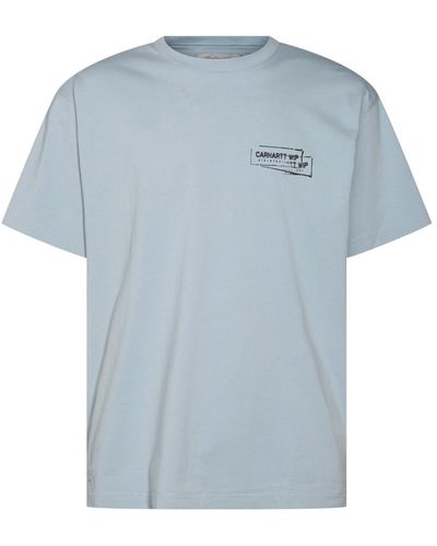 Carhartt Light Blue Cotton T-shirt