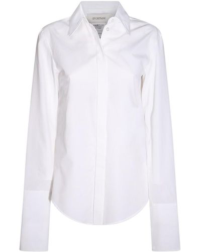 Sportmax Cotton Oste Shirt - White