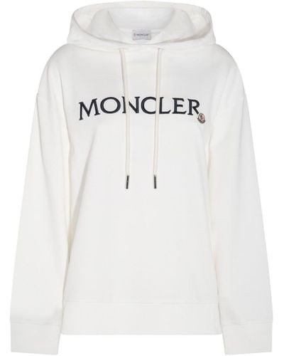 Moncler Cotton Sweatshirt - White