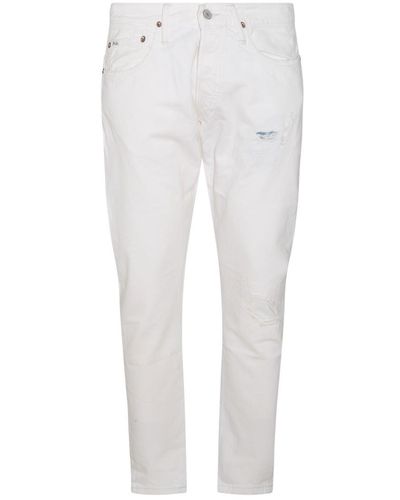 Polo Ralph Lauren White Cotton Denim Jeans