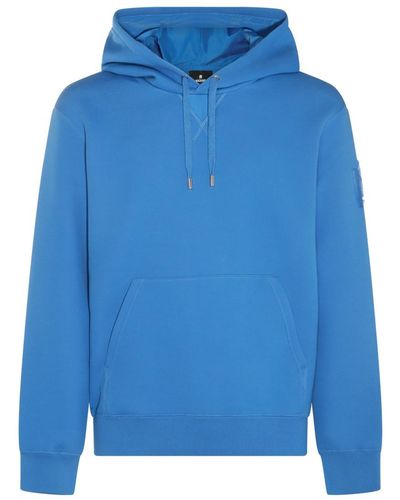 Mackage Blue Cotton Blend Sweatshirt