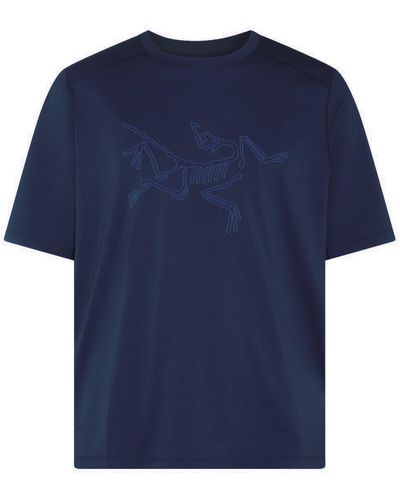 Arc'teryx Black T-shirt - Blue