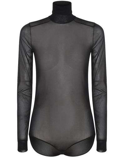 Maison Margiela Viscose Bodysuit - Black