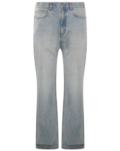Balenciaga Cotton Denim Jeans - Grey