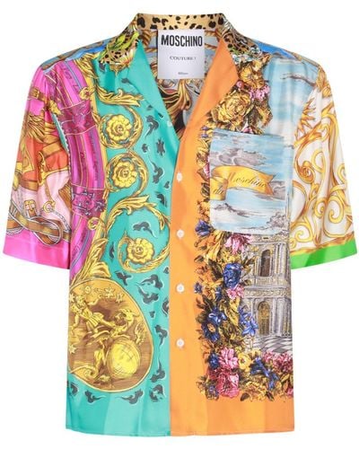 Moschino Colour Silk Shirt - Multicolour
