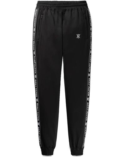 Daily Paper Track Trousers - Black