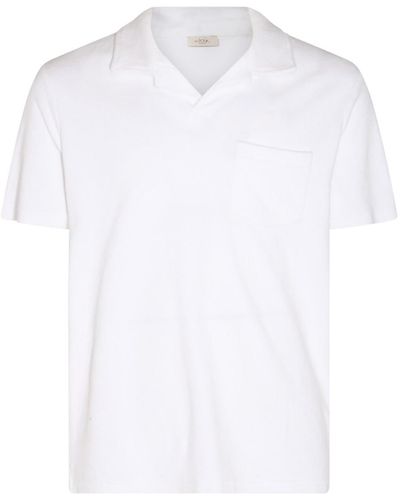 Altea White Cotton Polo Shirt
