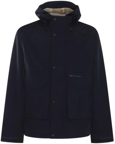 PS by Paul Smith Blue Casual Jacket
