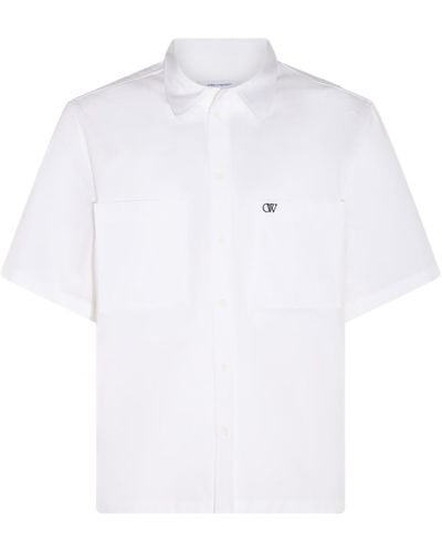 Off-White c/o Virgil Abloh White Cotton Shirt