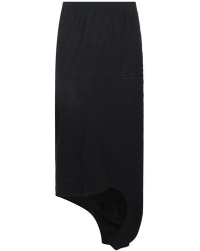 Issey Miyake Dark Navy Skirt - Black