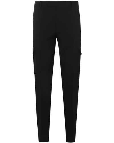 Tom Ford Cotton Trousers - Black