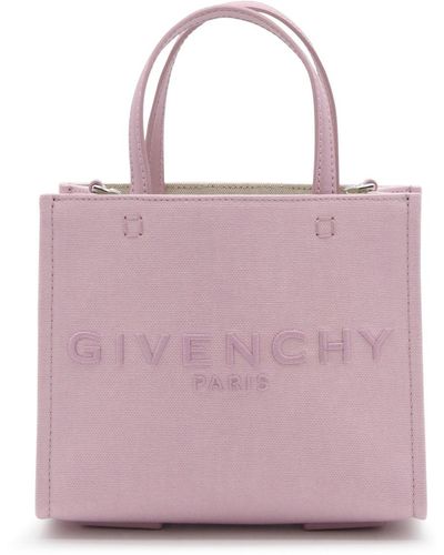 Givenchy Canvas G-mini Tote Bag - Purple