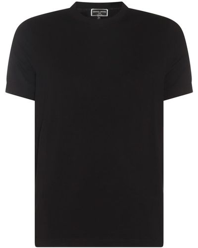 Giorgio Armani Viscose T-shirt - Black