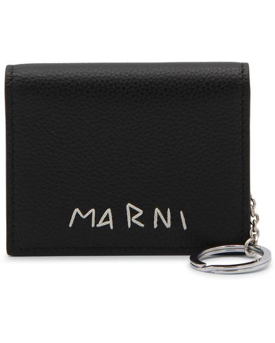 Marni Leather Wallet - Black