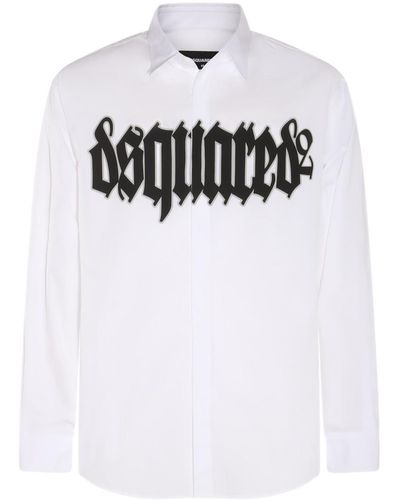 DSquared² And Black Cotton Shirt - White