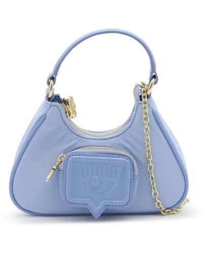 Chiara Ferragni Blue Top Handle Bag