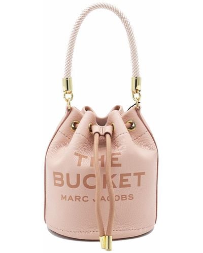Marc Jacobs Leather Bucket Bag - Pink