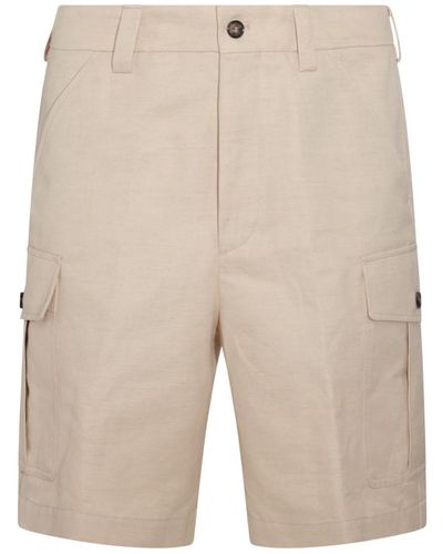 Loro Piana Cotton Shorts - Natural