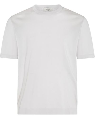 Piacenza Cashmere Cotton Polo Shirt - White
