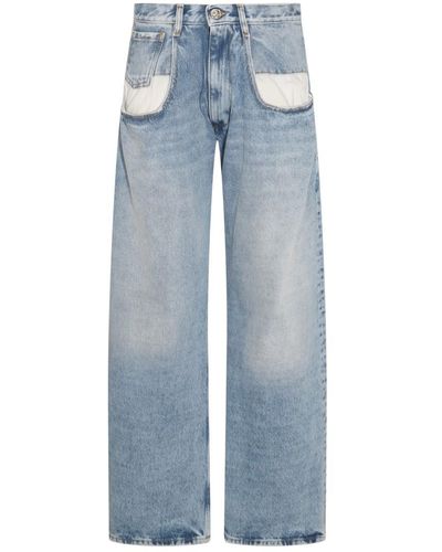 Maison Margiela Cotton Denim Jeans - Blue