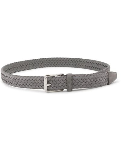 Tod's Grey Leather Belt