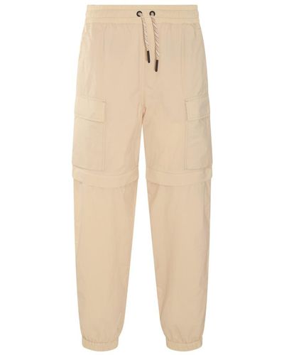 3 MONCLER GRENOBLE Trousers - Natural