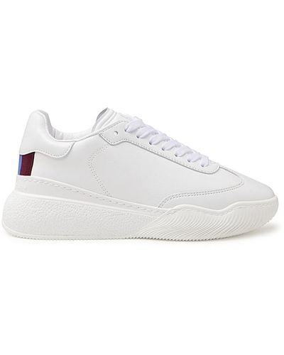 Stella McCartney White Faux-leather Loop Trainers