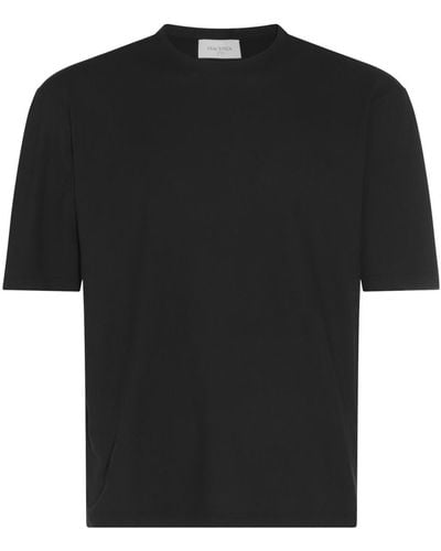 Piacenza Cashmere Cotton T-shirt - Black