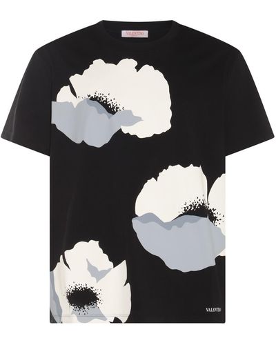Valentino Garavani Multicolour Cotton T-shirt - Black