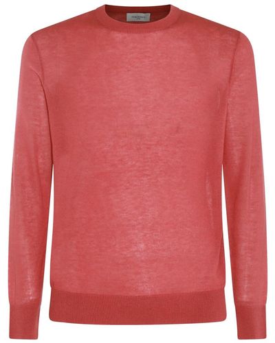 Piacenza Cashmere Red Silk Knitwear - Pink