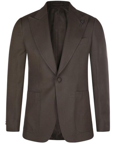 Lardini Viscose Suits - Brown