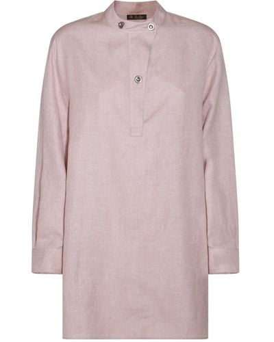 Loro Piana Pink Linen Shirt