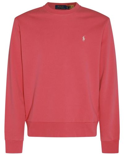 Polo Ralph Lauren Red Cotton Sweatshirt