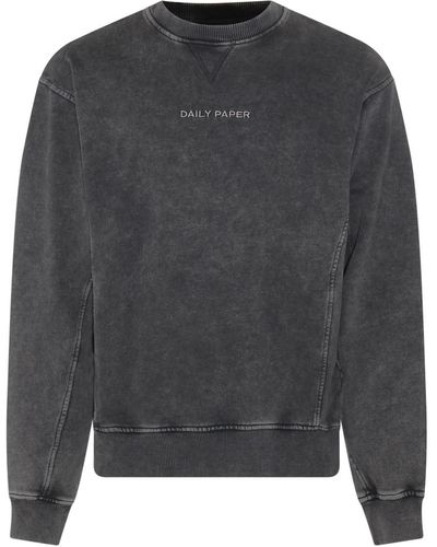 Daily Paper Grey Cotton Sweatshirt