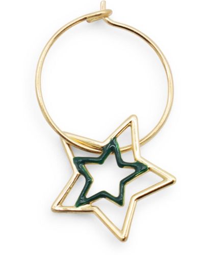 Aliita Gold Metal Estrella Earring - Metallic