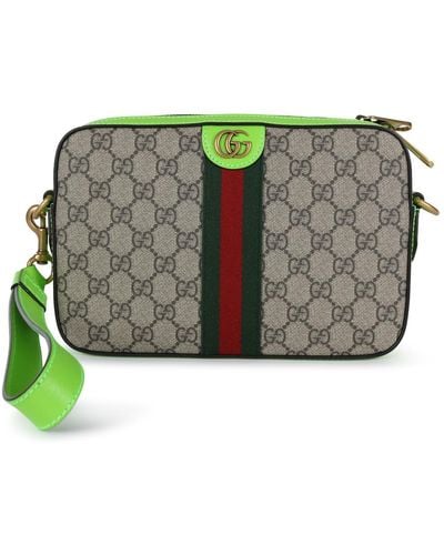 Gucci Beige Crossbody Bag - Green