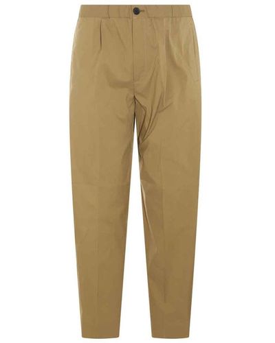 PS by Paul Smith Beige Cotton Pants - Natural