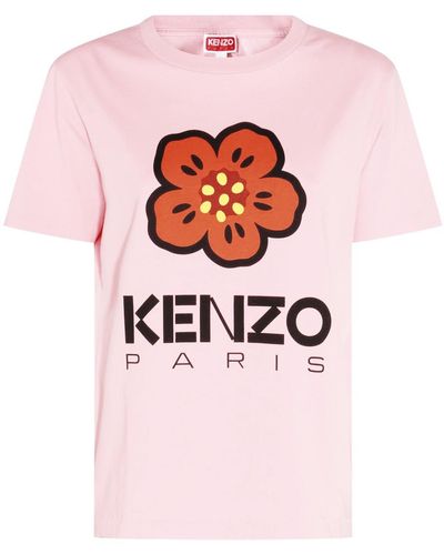 KENZO Pink Cotton T-shirt