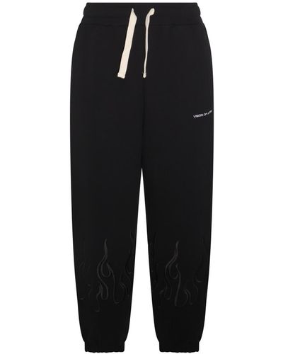 Vision Of Super Cotton Track Trousers - Black