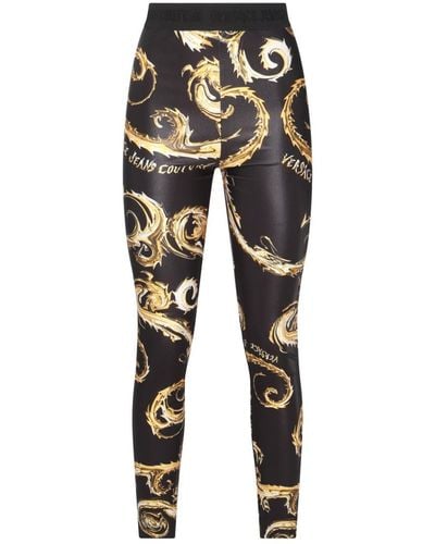 Versace Black And Gold Pants