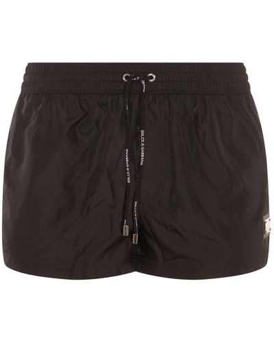 Dolce & Gabbana Essentials Swim Shorts - Black