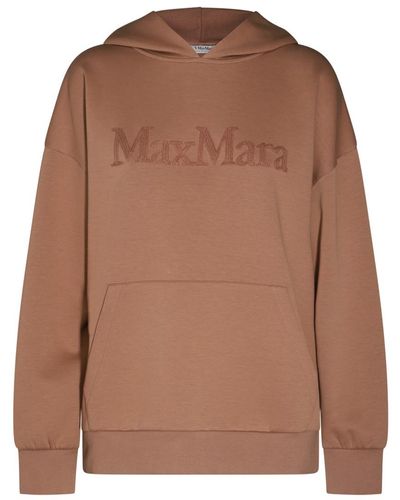Max Mara Brown Cotton Sapore Sweatshirt