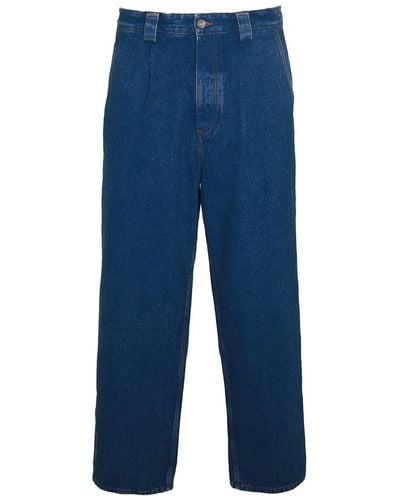 Marni Blue Cotton Denim Jeans
