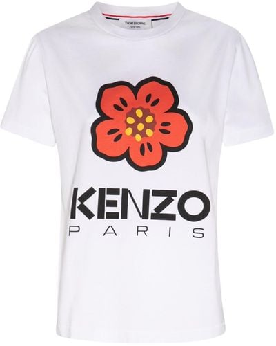 KENZO Cotton Boke Flower T-shirt - White